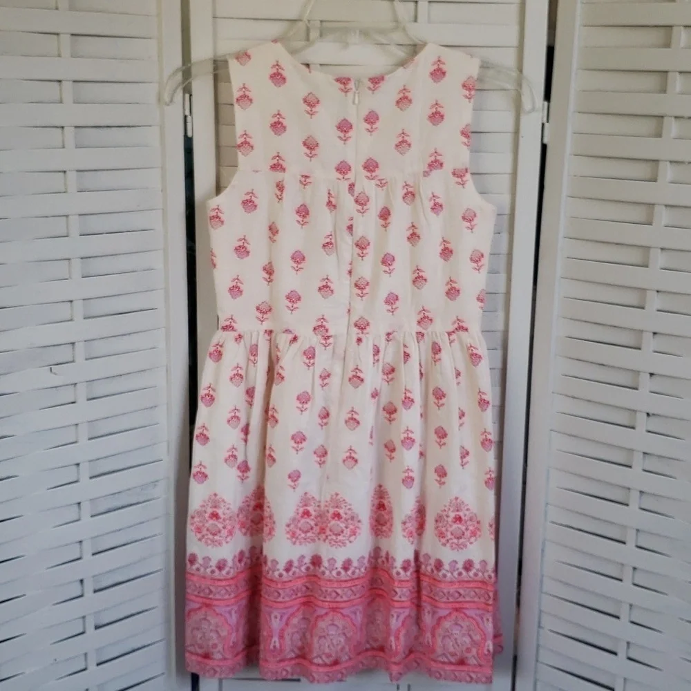 Gap cream and red sun dress sleeveless